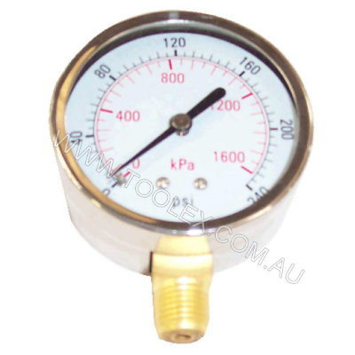 Gauge 1600Kpa 63mm Std Bot 1/4