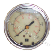 Gauge 250Kpa 63mm Oil Back 1/4