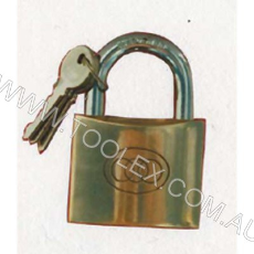  Padlock 31.5mm x 9.5mm Brass Hardened Shackle with Rust Proof Locking Mechanism