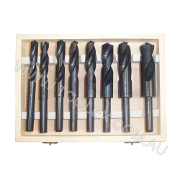 Drill Set 8Pc Red Shank mm 13 To 25MM Timber Case Toolex Colour Box