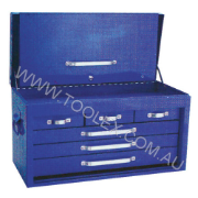 Work Shop Tool Box 660 x 305 x 365 Blue Tool Box 6 Drawers GTC101 GT Series
