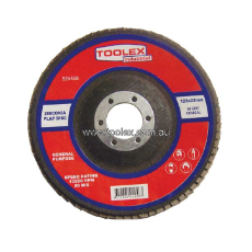  Flap Disc 125 x 22mm 80 Grit Zirconium Polyfan Conical