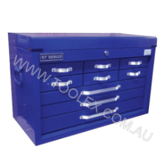  Work Shop Tool Box 660 x 305 x 420 Blue Tool Chest 9 Drawers GTC102 GT Series