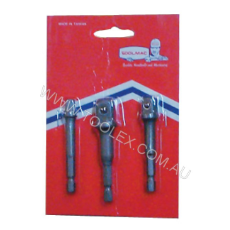  Power Bit Ext'N Bar Set-3Pce 1/4