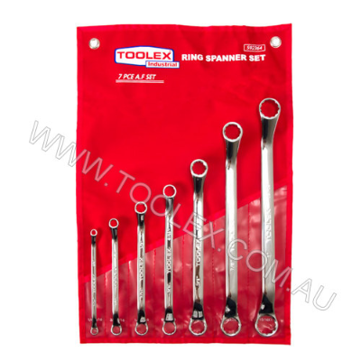 Spanner Ring Set 7 Piece  AF 1/4,5/16,3/8,7/16,1/2,9/16,5/8 11/16,3/4,13/16,7/8,15/16 & 1