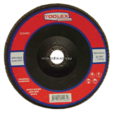  Flap Disc 180 x 22mm 40 Grit Zirconium Polyfan Conical