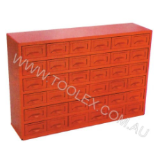  Work Shop Tool Box 435 x 170 x 290 Red Tool Cabinet 16 Drawers TB816 Heavy Duty