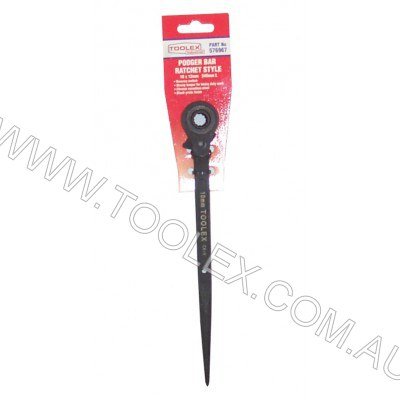 Spanner Podger 10 x 12 x 240mm Ratcheting Reversible Black Finish Long Series