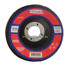  Flap Disc 115 x 22mm 80 Grit Zirconium Polyfan Conical