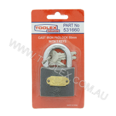  Padlock 26.3mm x 8.5mm Cast Iron Hardened Shackle