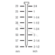 Nail Brad C 16Gge 20mm 2500