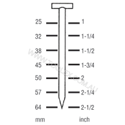 Nail T Floor 2.2X6mm 25mm 2000