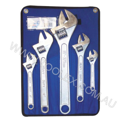 Wrench Adjustable 5 Piece Set: 6