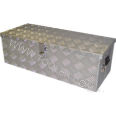  Tool Box Aluminium 1185 x 390 x 380 Checker Plate Concealed