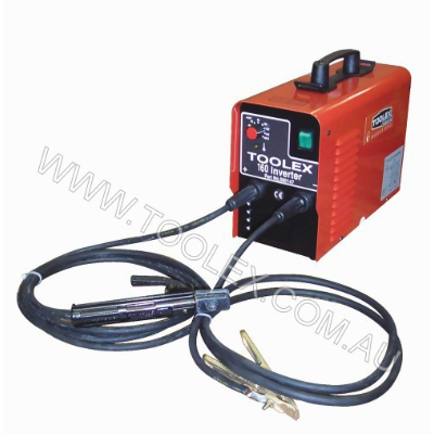 Toolex 160 Inverter 240V 15Amp Red Generator Freindly With Case & Weld Lead Kit