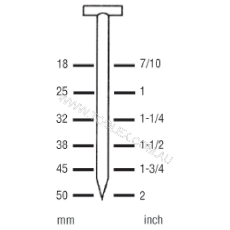  Nail T Concrete 2.2X6 32mm2000