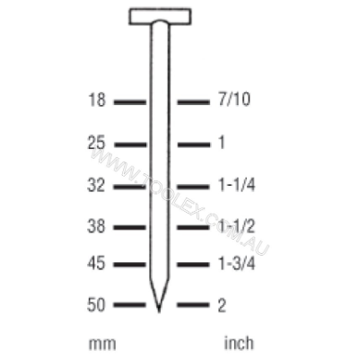 Nail T Concrete 2.2X6 32mm2000