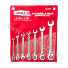  Ratchet Spanner Set 7 Piece AF Reversible 5/16
