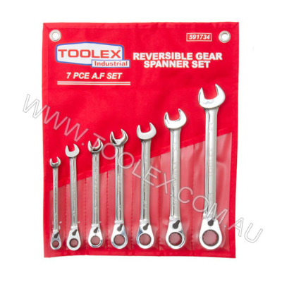 Ratchet Spanner Set 7 Piece AF Reversible 5/16