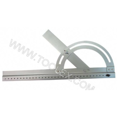 Protractor & Saw Guide(450mm L Toolex Card