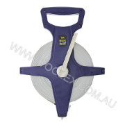 Tape Measure 100m x 13mm Fibreglass Open Reel Long