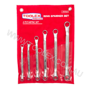 Spanner Ring 6 Pc Set Metric 8X9,10X11,12X13,14X15,16X17, 18X19 Canvas Pouch