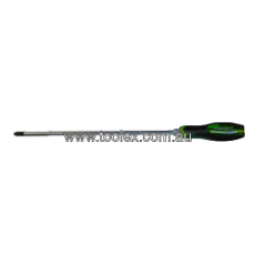  Screwdriver 300mm x 8mm x No.3 Phillips Magnetised Chrome Hex Thru Tang Soft Grip Handle