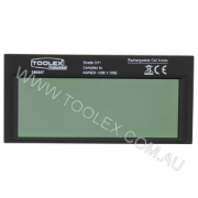 Weld Lense Automatic 50X100mm Suit Standard Helmet Toolex Blister Card