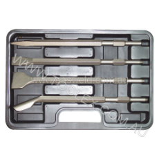  Point & Chisel 4 Pc Set T45 In Blow Moulded Case