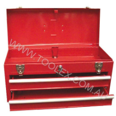  Work Shop Tool Box 508 x 218 x 249 Red Tool Chest 2 Drawers