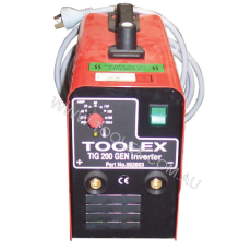  Toolex 200 Inverter 240V 15Amp Red Generator Freindly With Case & Weld Lead Kit