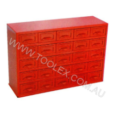  Work Shop Tool Box 539 x 170 x 368 Red Tool Cabinet 25 Drawers TB825 Heavy Duty