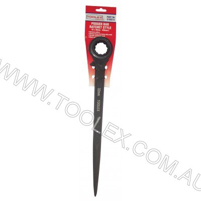 Spanner Podger 32 x 36 x 450mm Ratcheting Reversible Black Finish Long Series