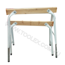  Saw Horse 2Pc Wood & Steel Adjustable Ht 650/900Mm In Strong Carton