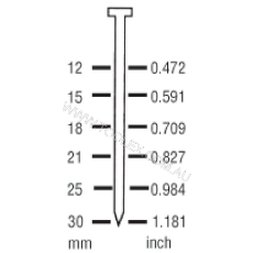  Nail-Headless .6mm 12mm 10000