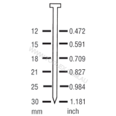Nail-Headless .6mm 12mm 10000