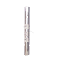  Spanner Tube 8mm x 9mm Nickel Plated Finish Double Ended