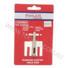  Diamond Coated Hole Saw 10mm 1 Piece Wet Cutting