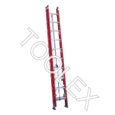  Ladder Extension 5.3m 150 Kg Fibreglass Industrial 10/17 Ft As/Nzs 1892.3:1996 Red Colour