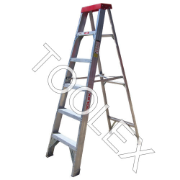 Ladder Step Single 1.8m 150kg Aluminium Industrial 6ft Single Sided As/Nzs1892.1:1996