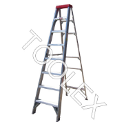 Ladder Step Single 2.4m 150kg Aluminium Industrial 8ft Single Sided As/Nzs1892.1:1996