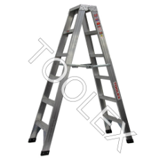  Ladder Step Double 1.8m 150kg Aluminium Industrial 6ft Double Sided As/Nzs1892.1:1996