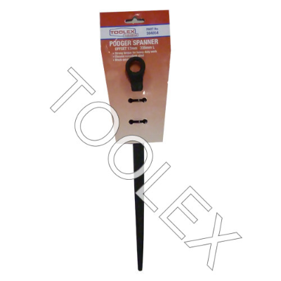 Spanner Podger 17mm Offset Chrome Vanadium Black Oxide Finish Heavy Duty