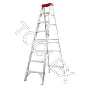 Ladder Step Single 2.4m 120kg Aluminium Trade 8ft Single Sided As/Nzs1892.1:1996