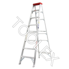  Ladder Step Single 2.4m 120kg Aluminium Trade 8ft Single Sided As/Nzs1892.1:1996
