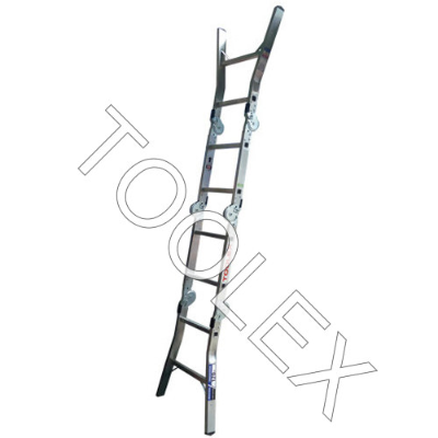 Ladder Aluminium 1.2-2.5 Multi Purpose 120Kg Folding As/Nzs 1892.1:1996
