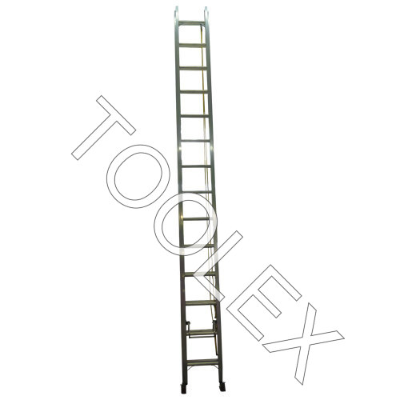 Ladder Extension 4.4m 7.7m 150kg Aluminium Industrial 14ft-5in 25ft-3in 1892.1:1996