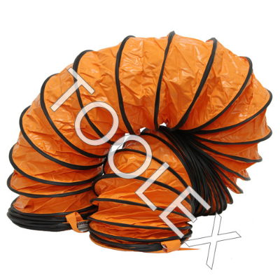 Fan Ventilation Hose 5Mx250mm Flexible Pvc Orange Individual Box