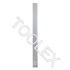  Plank Aluminium 3m Rubber Strip 225 x 50mm 250kg rated