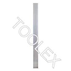  Plank Aluminium 4m Rubber Strip 225 x 50mm 250kg rated